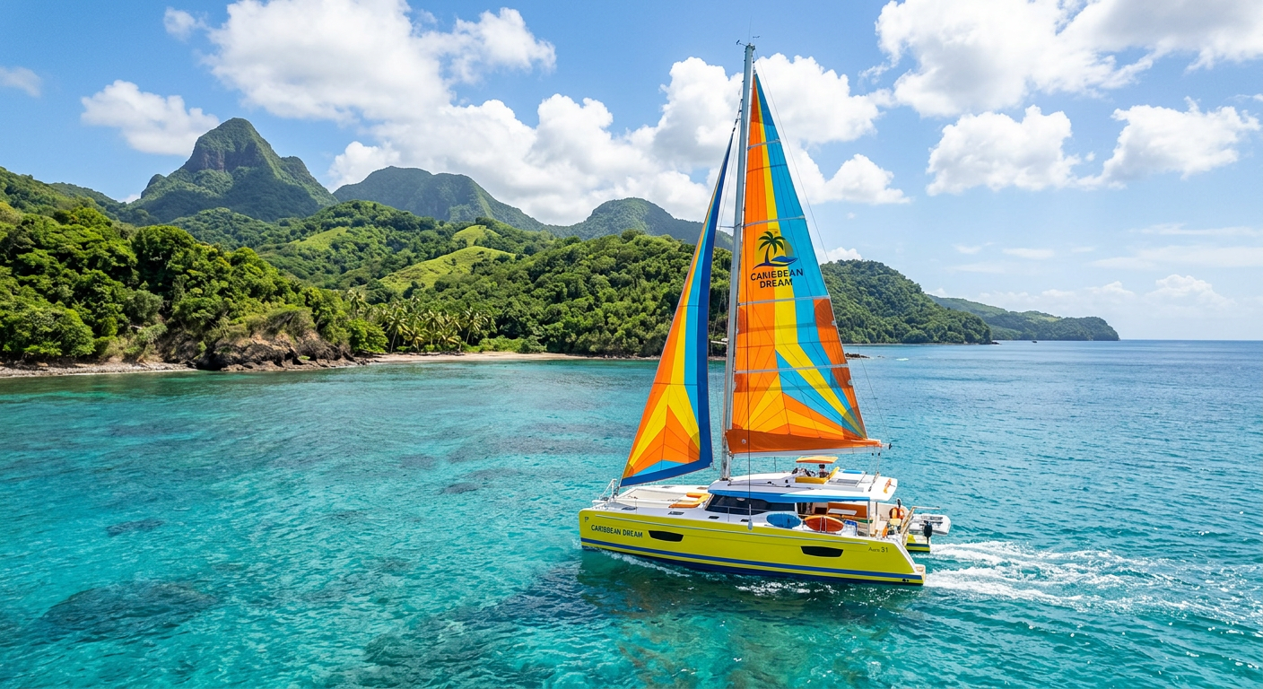 Catamaran sunset cruise in Antigua